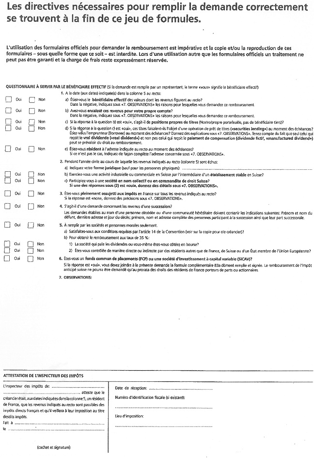 FORMULAIRE - INT - Exemplaire pour l'administration fédérale des contribution, Berne (2)