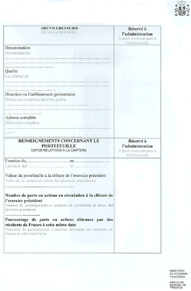 ANNEXE - INT - Feuille complémentaire pour déterminer les avantages issus de la convention franco-espagnole (2)