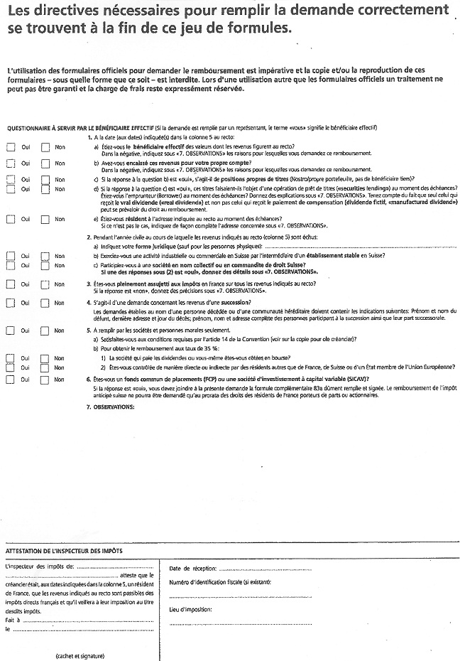 FORMULAIRE - INT - Directives nécessaires pour remplir la demande (exemplaire pour l'inspecteur des impôts directs (2))